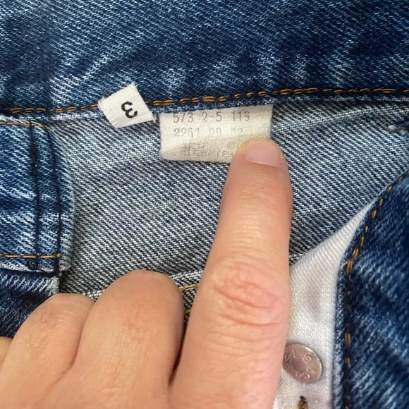Vintage orange tag straight‎ leg Levi’s size 3 - Picture 5 of 15